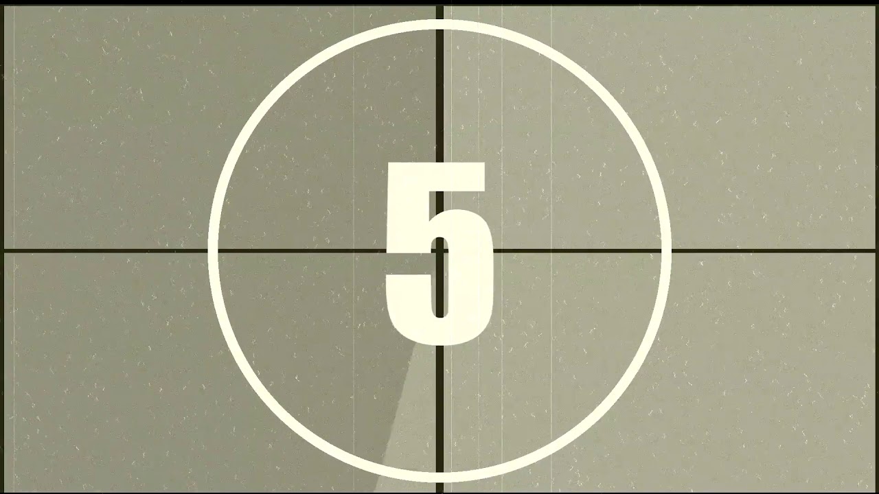 Classic Clock Countdown - Free Stock Footage