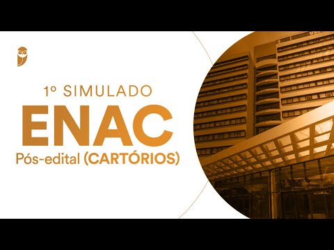 1º Simulado ENAC - Pós-edital (Cartórios) - Correção