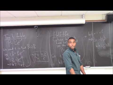 Math 1203-R04 Lecture 16 - Exponential Growth and Decay