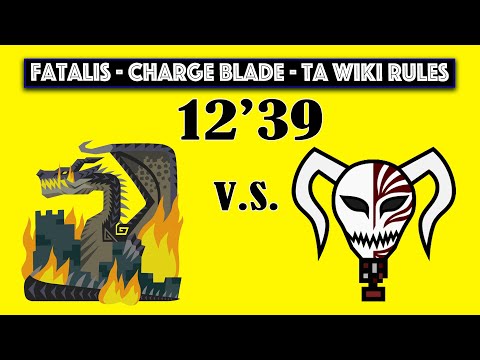 [Xbox] 12'39 Charge Blade Solo - Fatalis - TA Wiki Rules - MHW Iceborne - 伝説の黒龍 ミラボレアス チャージアックス