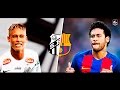 Neymar in Santos FC vs Neymar in FC Barcelona | HD