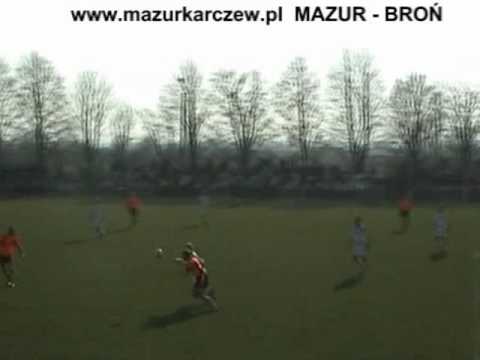 MAZUR KARCZEW - Broń Radom (4.04.09) 0-0 2 połowa