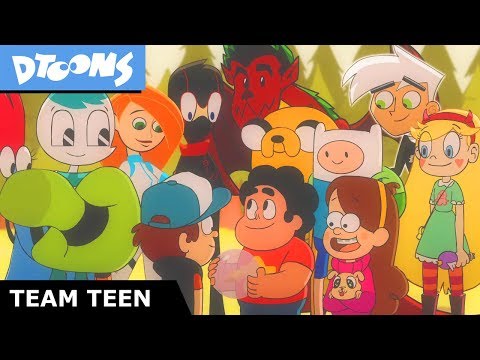 Steven Universe, Star vs the Forces of Evil, Gravity Falls +More Cartoon Crossover Saga! Team Teen