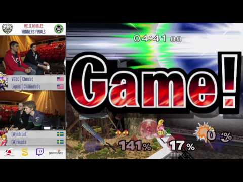 HFLAN - Chudat + Chillindude vs. Android + Armada - Winners Finals - Melee Doubles