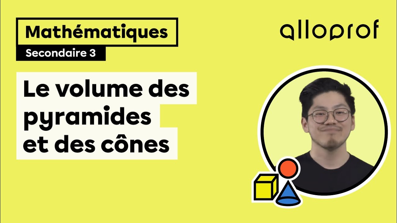 Le volume des pyramides et des cônes