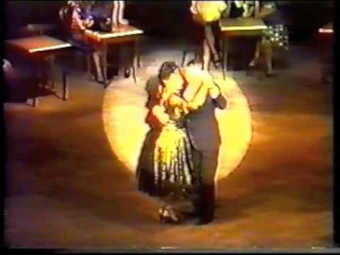  Delia Nasra  and  Aurelio Filippini  are  dancing  to  the  tango  "  Quejas de Bandoneon  "