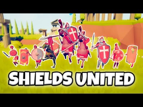 SHIELDS UNITED. EVERY SHIELD UNITS VS SAME PRICE UNITS | TABS GAMEPLAY