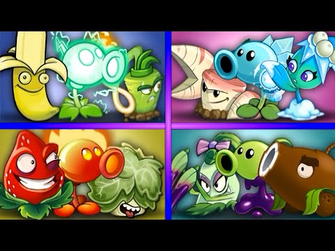 Random 4 Team Plants Battles - Who Will Win? 