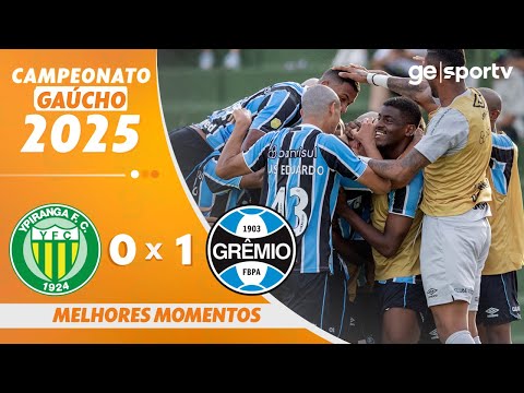Gols e lances de Ypiranga-RS x Grêmio