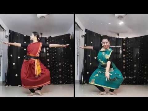 Bharathanatyam Vs Kuchipudi | Hypersonic Jathi | World Dance Day | 2020 | Reshma's Happy Dancing