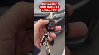 How to Start Your Car Remotely with Your Original Car Key #howto #remote #start
