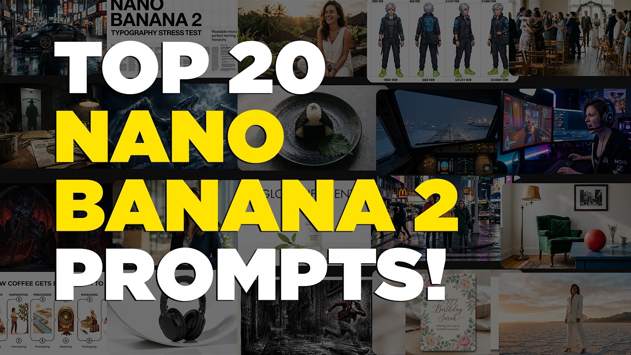 Top 20 Secret Nano Banana 2 Prompts That Nobody Shares | Nano Banana Pro Tutorial 2026
