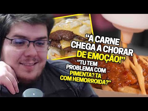 CASIMIRO REAGE: HAMBÚRGUER COM CHILLI COREANO | Cortes do Casimito