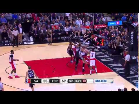 J.Valančiūnas block T.Duncan (2015.02.08)