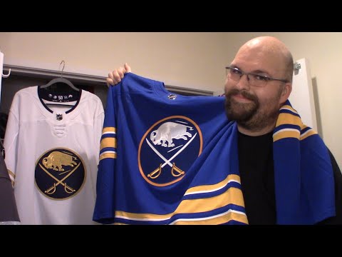 NHL Unboxing The New 2021 Buffalo Sabres Home Jersey from Sportsk