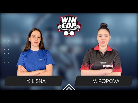 15:30 Yaroslava Lisna - Valeriia Popova 28.08.2025 WINCUP Women Professional. Table 1