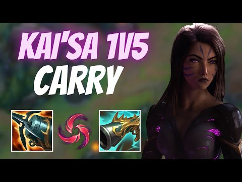 KAISA CARRY GUIDE! | 1V5 YOUR GAMES WITH THIS CHAMPION !!! SEASON 12 KAISA GUIDE !!!