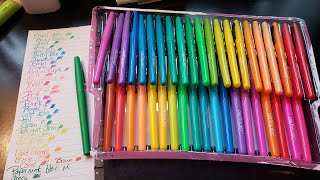 Creatology Felt Tip Pens // Pen Test &amp; Review