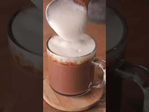 Healthy HOT CHOCOLATE | No added Sugar | 2 Ingredients #shorts