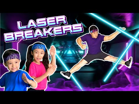 ????????Break the Lasers! VIDEOGAME Workout | Funny Spy Exercise for Kids