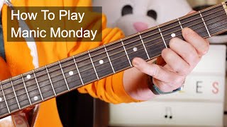 &#39;Manic Monday&#39; The Bangles Acoustic Guitar Lesson