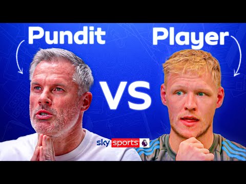 Jamie Carragher vs Aaron Ramsdale | Player vs Pundit