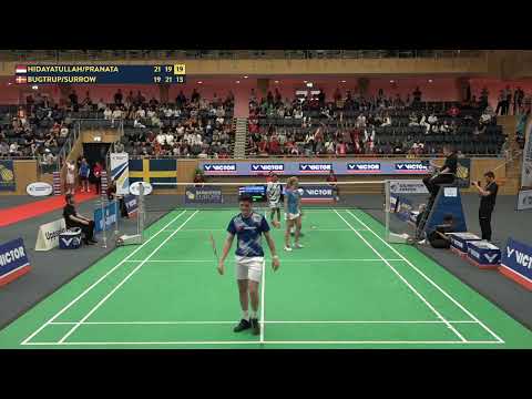 Match Point - Hidayatullah / Pranata vs Bugtrup / Surrow - XD, Final - Swedish Open 2023