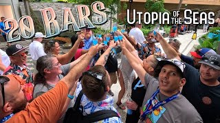 The LONGEST BAR CRAWL WE'VE EVER DONE!! | Utopia of the Seas