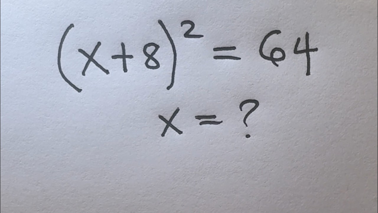 Solve for x in this nice Algebra equation | Math Olympiad Mathematics