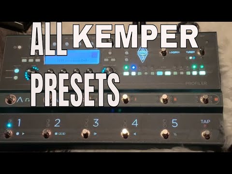 Kemper Stage factory presets