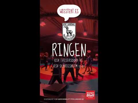 RINGEN: KSV Taisersdorf vs. KSV Schriesheim 11.11.2017