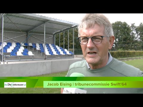 VIDEO | Swift’64 hartstikke blij en trots op nieuwe tribune: „Waar opa en oma kunnen zitten” VIDEO | Swift’64 hartstikke blij en trots op nieuwe tribune: „Waar opa en oma kunnen zitten”