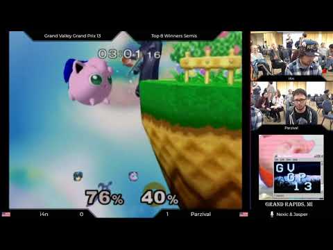 GVGP 13 - i4n (Jigglypuff) Vs Parzival (Marth) (Winners Semis)