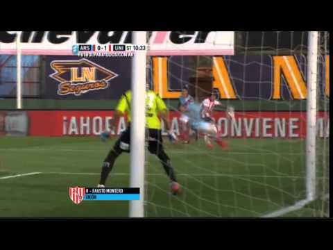 Gol de Montero. Arsenal 0 - Unión 1. Fecha 13. Primera División 2015. FPT.