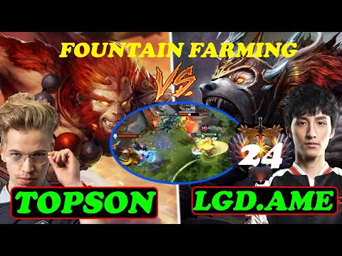 105 KILLS (2 PER MIN) LGD.AME URSA FOUNTAIN CAMPING BEST CARRIES VS TOPSON MONKEY KING | DOTA2ORBS