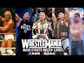 Every WWE WrestleMania PPV Main Events Match Card Compilation 1985 2026