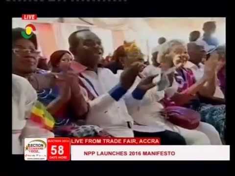 Fmr Prez J. A. Kufuor's speech @ NPP 2016 manifesto launch  - 9/10/2016