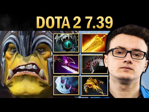 Alchemist Gameplay Miracle with 1082 GPM and 966 XPM - Dota 7.39