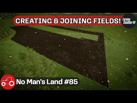 Creating & Joining Fields, Taking Soil Samples & Spreading Lime - No Man's Land #85 FS22 Timelapse