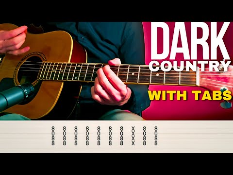 Dark Country Western Acoustic Guitar Riffs (With Tabs)