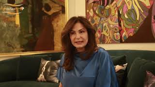 الأردنية دينا عدنان هلسا تدعم فناني غزة التشكيليين