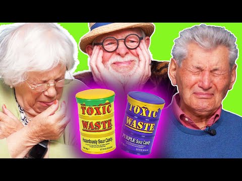 Seniors try TOXIC WASTE for the first time | Grandma Goes Steep 🚀