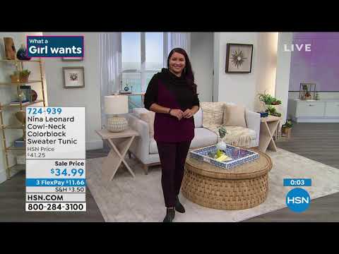 HSN | Nina Leonard Fashions 02.11.2021 - 09 AM
