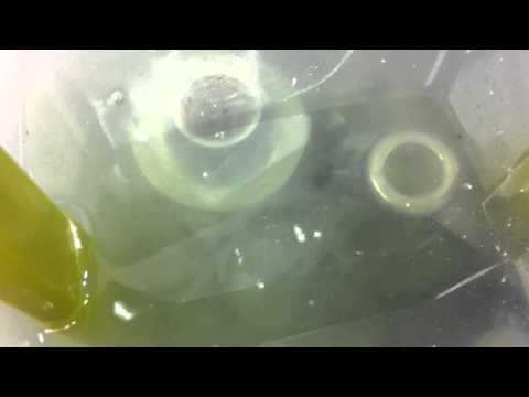 First Stage placed in Sonic Cleaner