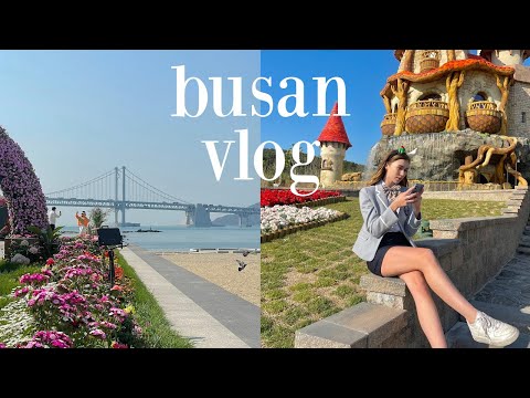 BUSAN VLOG 🌊🇰🇷 Lotte World, Korean Cafes, What I Eat