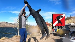 Windy Diving Day at Horsetooth Reservoir