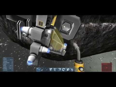 Space Engineers Red Ship Crash Survival Day 14 Modding ship and station to dump Ore and Process Auto
