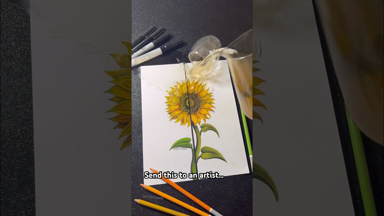 Send this to an artist to make them… 🧑🏻‍🎨✨ #funnyart #shorts #shortsart