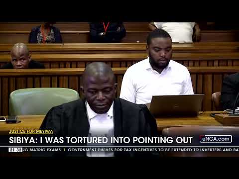 Justice for Meyiwa Sibiya I was tortured into pointing out
