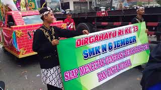 preview picture of video 'JFC Karnaval Agustusan Tanggul Jember 2018- SMKN 6 Jember'